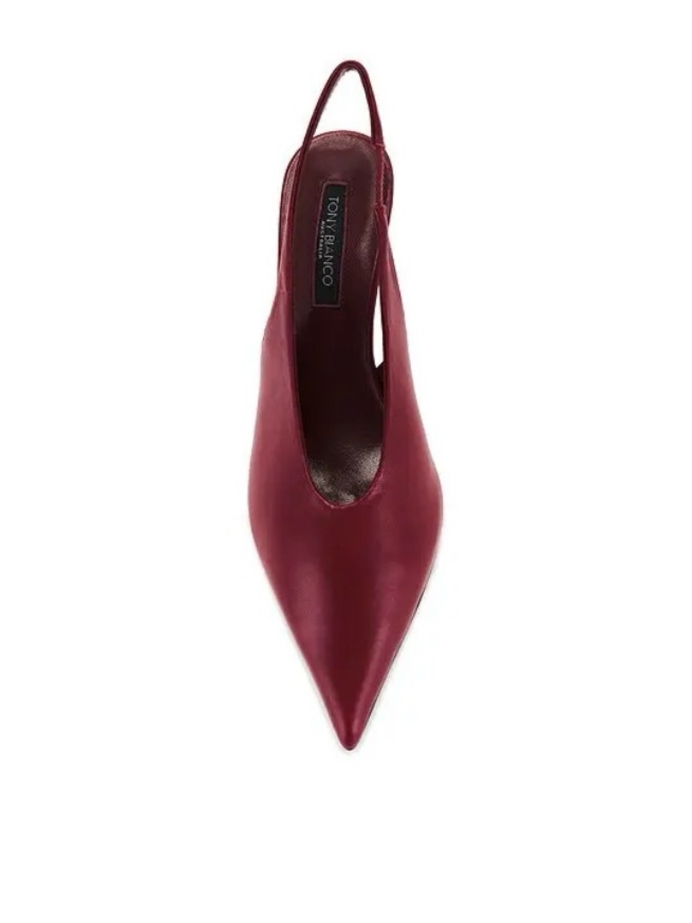 Tony Bianco Diva Burgundy Bordeaux Slingback Heels 8